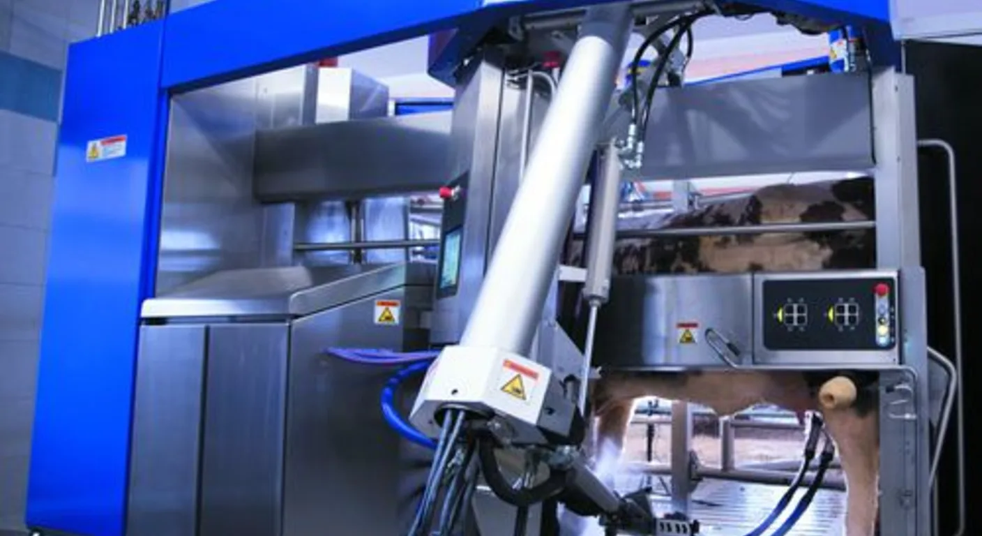 Sala de ordeño DeLaval VMS 500 · 2 puestos