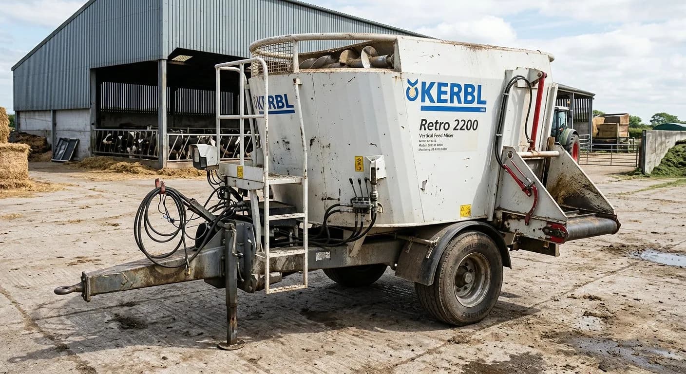 Remolque de pienso Kerbl Retro 2200 · 2,2 m³ en venta