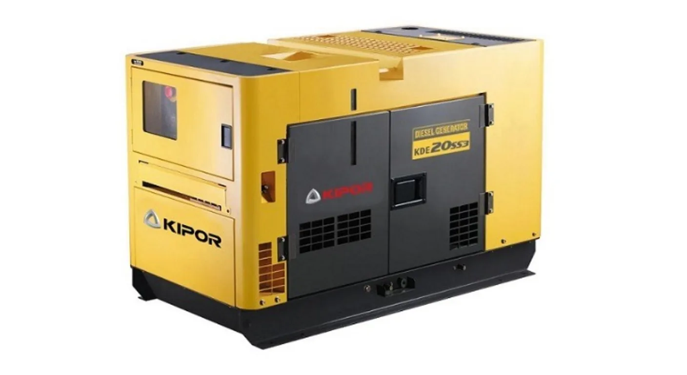 Grupo electrógeno Kipor KDE 20 · 20 kVA · trifásico